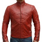 Super Man Red Leather Jackets